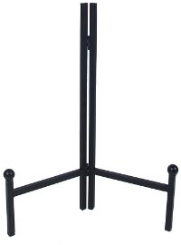 15 Inch Black Metal Easel