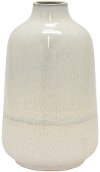 12 Inch Cream Ceramic Vase