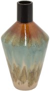 Clearance 13 Inch Earth Tone Ceramic Vase
