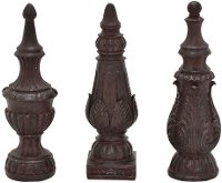 Assorted Dark Bronze Tabletop Finial