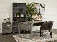 Gray Modern Office Desk - Kalmar