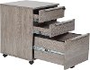 Gray 3-Drawer File Cabinet Pedestal - Kalmar