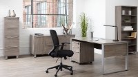 Gray 3-Drawer File Cabinet Pedestal - Kalmar-3