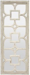 Clearance Wood and Mirror Rectangular Wall Decor