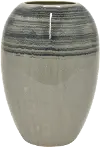 Clearance 13 Inch Gray Tone Ceramic Vase