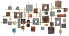 Earth Tone Metal Shapes Wall Decoration