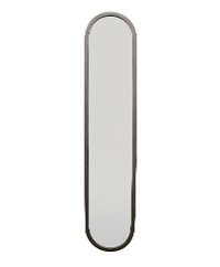 Gray 47 Inch Tall Oval Wall Mirror