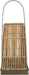 Natural Square Bamboo Decorative Lantern