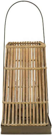 Natural Square Bamboo Decorative Lantern