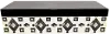 Clearance Black and Off-White Inlaid Patterned Wood Box
