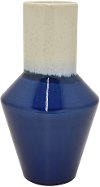 12 Inch Blue and White Modern Ceramic Vase