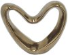 Bronze Heart Shaped Ceramic Sculpture