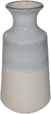 Clearance 12 Inch Blue and White Ceramic Vase