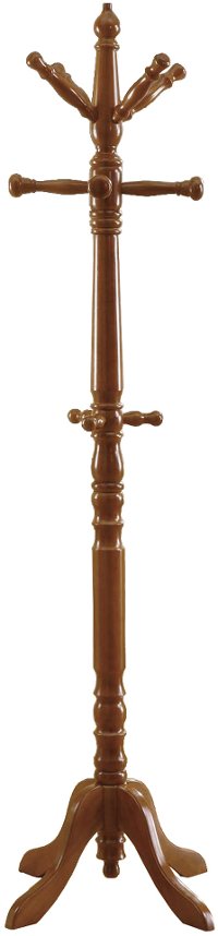 Oak Wood Traditional Coat Rack-2