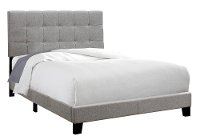 Contemporary Gray Full Upholstered Bed-2