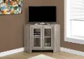 Dark Taupe 42 Inch Corner TV Stand