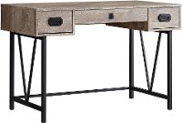 Taupe Reclaimed Wood 48 Inch Wood Computer Desk-2