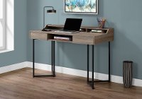 Dark Taupe 48 Inch Computer Desk