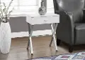 White 24 Inch End Table