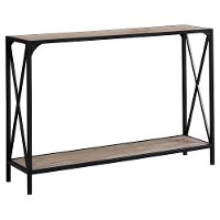 Dark Taupe 48 Inch Contemporary Accent Table -2