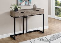 Dark Taupe 42 Inch Modern Sofa Table
