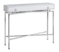White 42 Inch Console Table