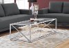 Chrome Metal Coffee Table