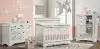 Olivia White 4 Piece Nursery Set