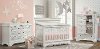 KIT Traditional White 4 Piece Nursery Furniture Set - Olivia