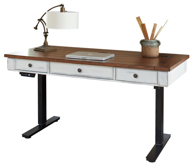 Country Adjustable Sit/Stand Desk - Durham-1