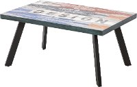 KIT Ceramic Top Patio Coffee Table - Graphix