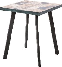 KIT Abstract Ceramic Patio End Table - Tortola