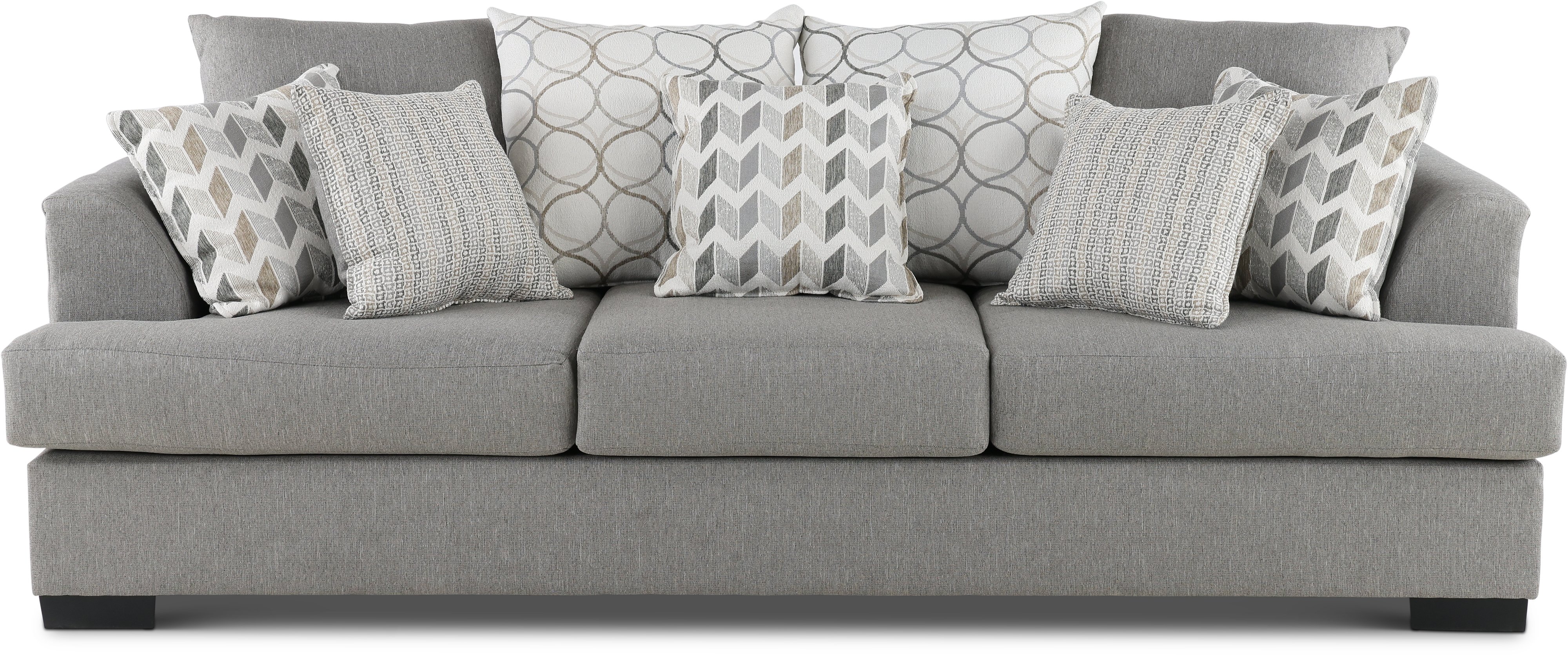 Passport Stone Gray Sofa-1