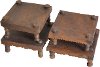 Assorted Wooden Antique Pedestal
