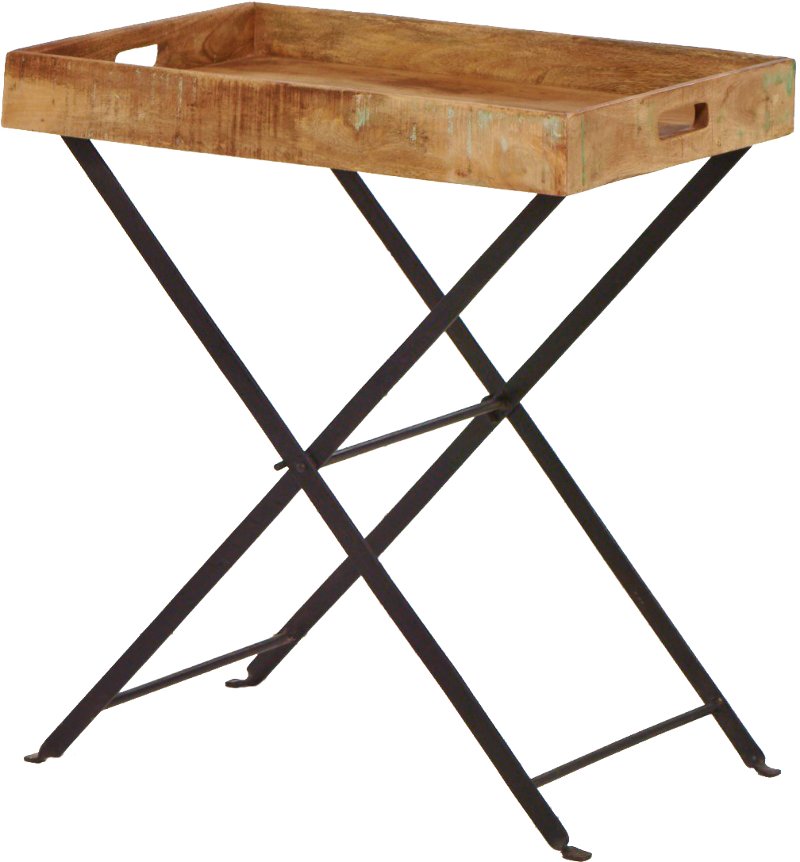 Shop Reclaimed Wooden Tray on Stand from RC Willey on Openhaus