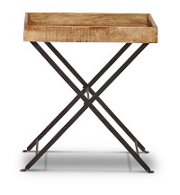 Reclaimed Wooden Tray on Stand-2