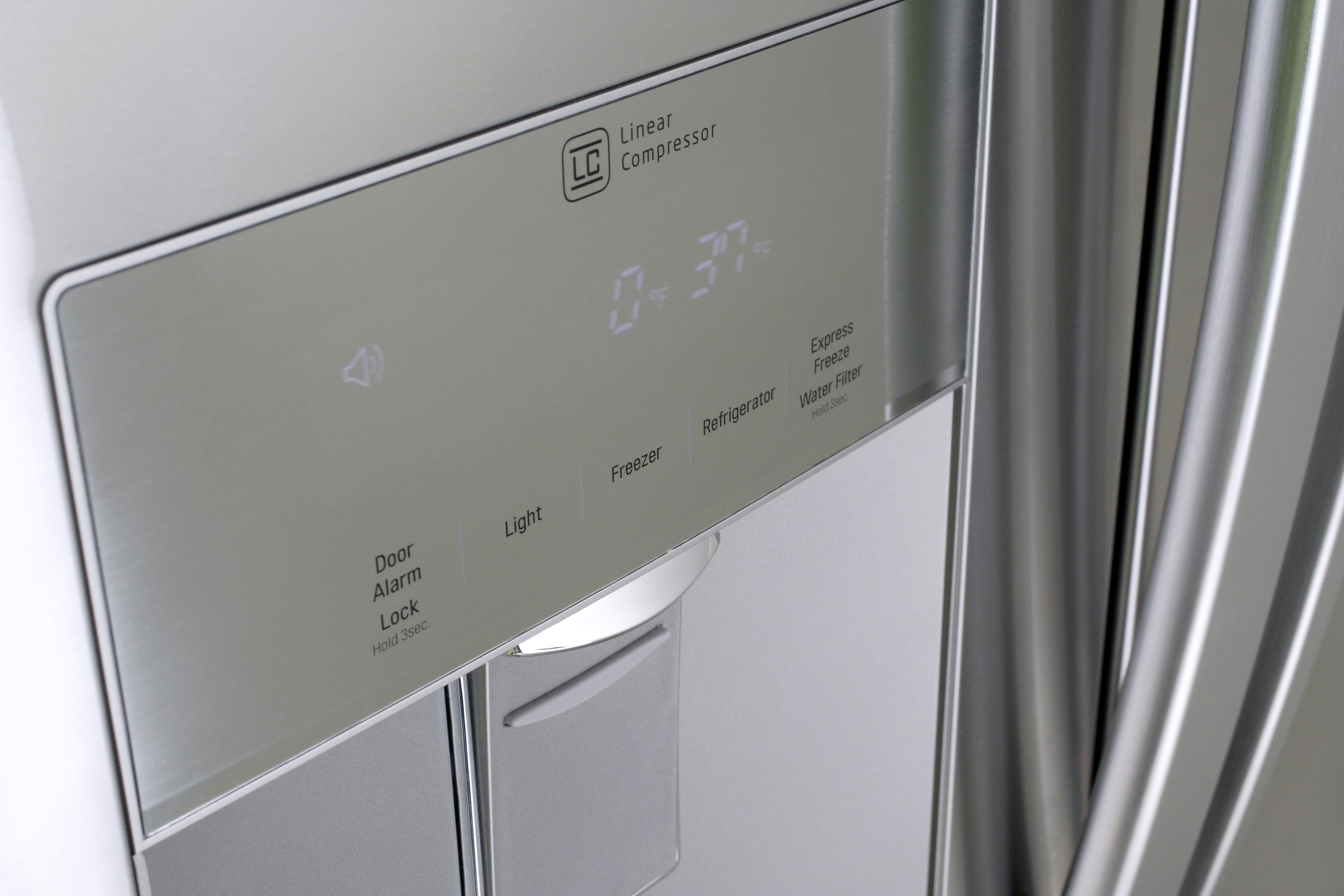 LFDS22520S LG 21.8 cu ft French Door Refrigerator - 30 W Stainless Steel-5