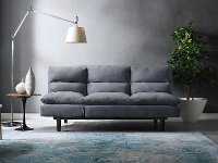Heavenly Dusty Blue Convertible Sofa Bed - Monterrey