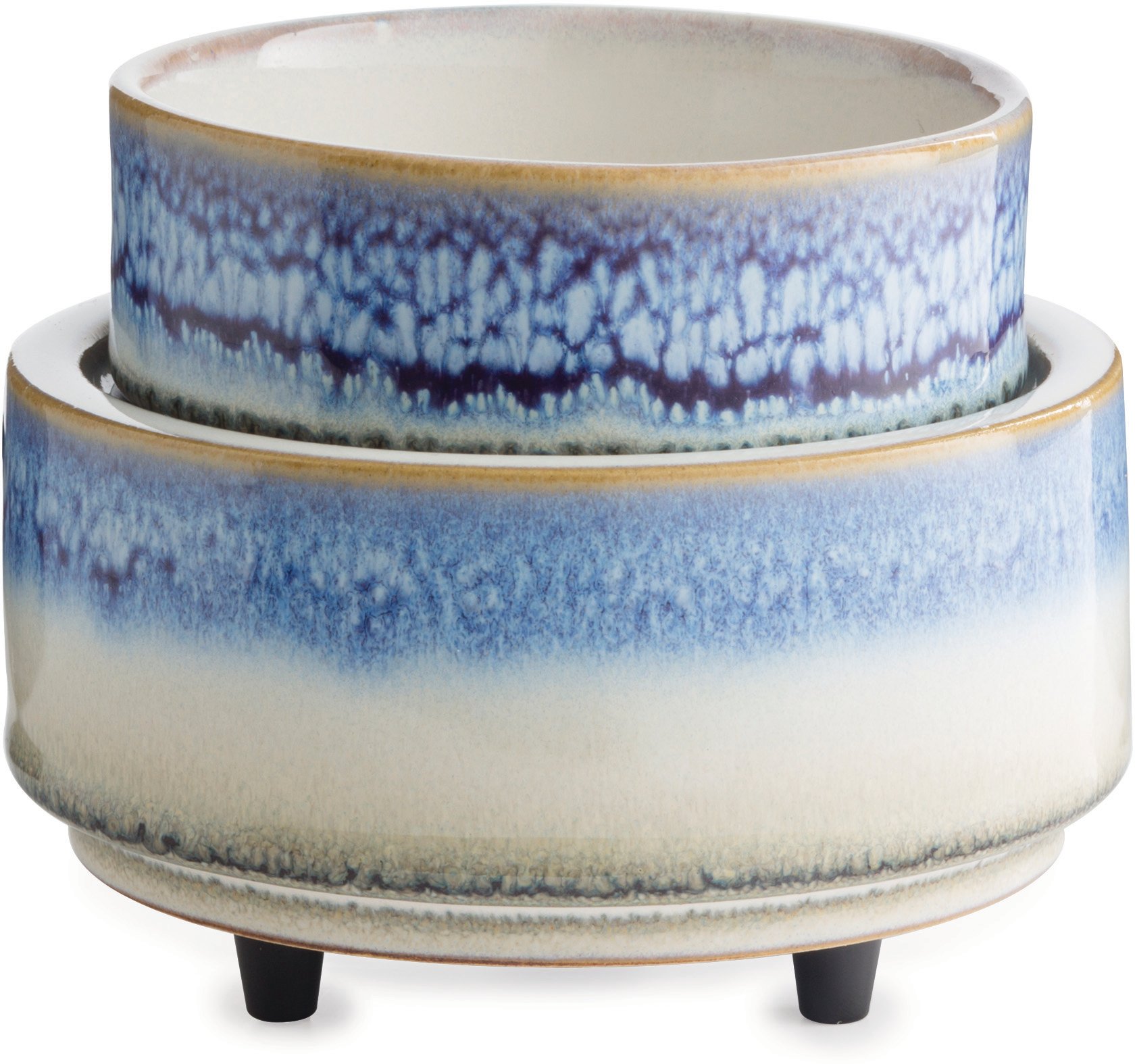 Blue and White 2-In-1 Classic Warmer-1