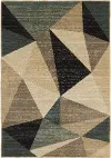Evandale 5 x 7 Gray, Beige, and Navy Blue Rug