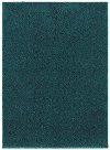 5 x 7 Medium Luxurious Teal Shag Rug - Impressions