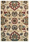 5 x 7 Medium Floral Red, Blue, and Green Area Rug - Laurel