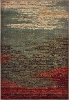 5 x 7 Medium Abstract Red, Blue, and Green Area Rug - Laurel