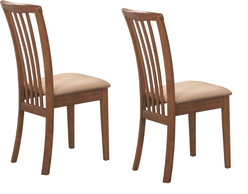 Casual Light Brown Dining Room Chair Set Of 2 Anik