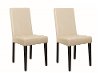 Contemporary Cream Upholstered Dining Room Chair (Set of 2) - Armand