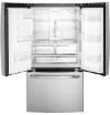 GFE26JSMSS GE 25.6 cu. ft French Door Refrigerator - 36 Inch Stainless Steel-3