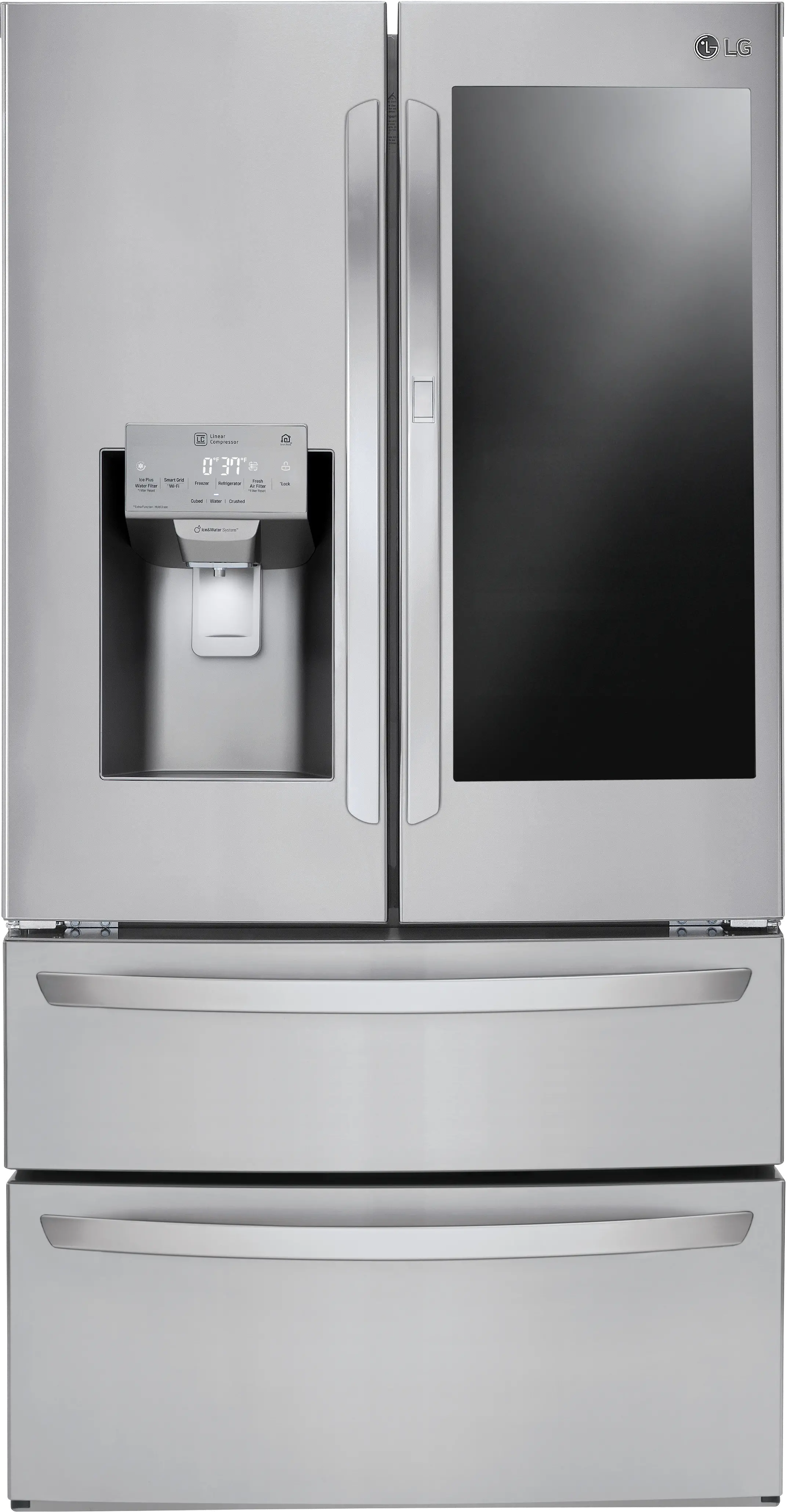 LMXS28596S LG 27.6 cu ft French Door Refrigerator - Stainless Steel-1