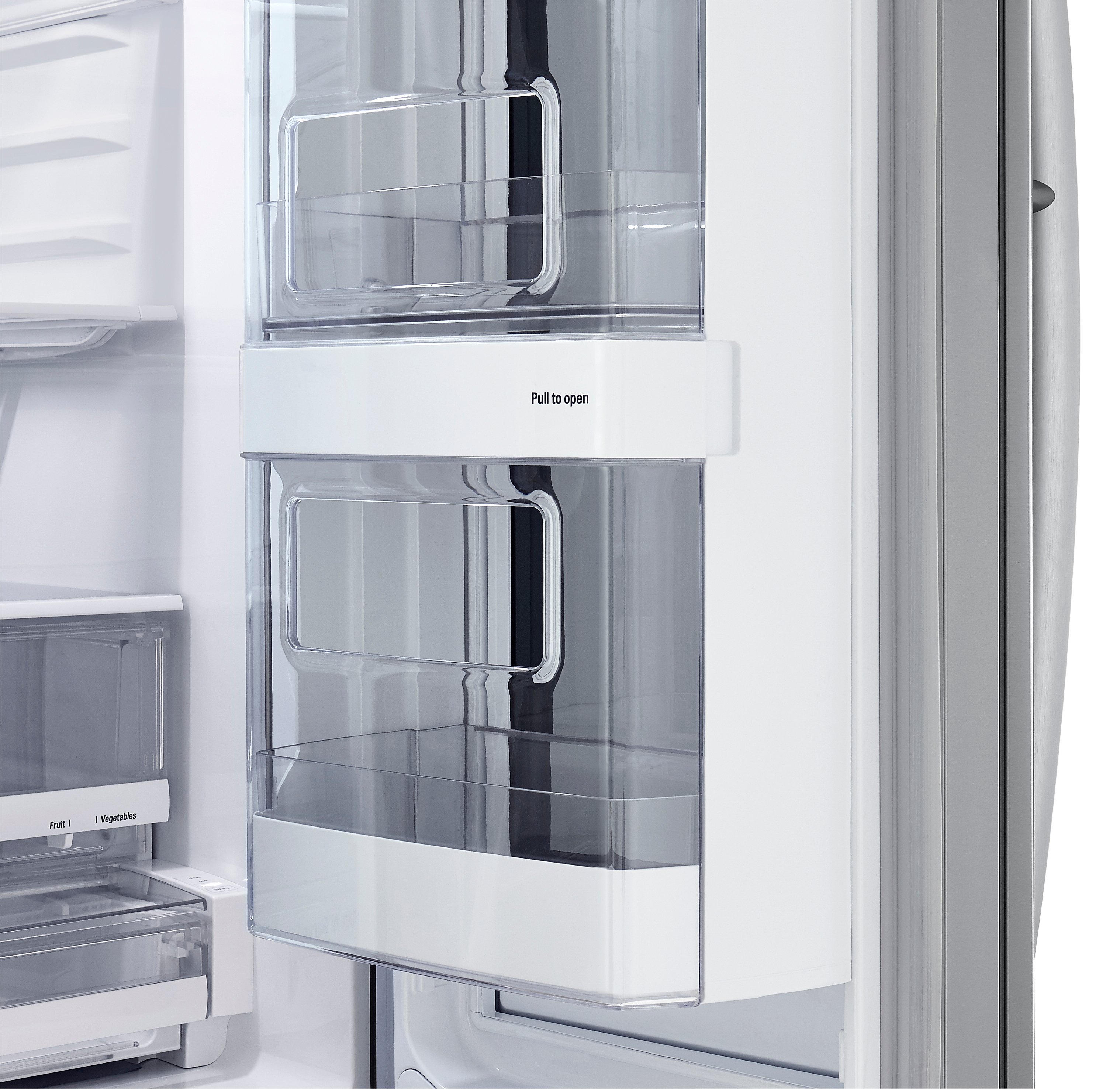 LMXS28596S LG 27.6 cu ft French Door Smart Refrigerator - 36 W Fingerprint Resistant Stainless Steel-2