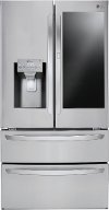 LMXS28596S LG 27.6 cu. ft. French Door Smart Refrigerator - 36 Inch Stainless Steel
