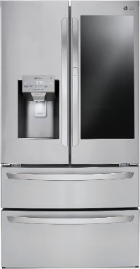 LMXS28596S LG 27.6 cu. ft. French Door Smart Refrigerator - 36 Inch Stainless Steel